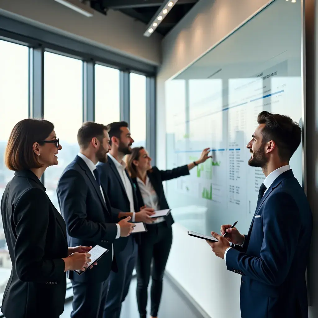 Modern office environment